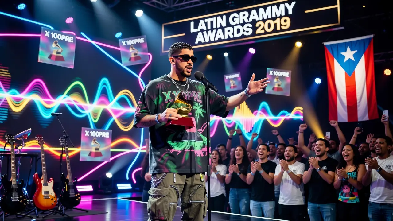 Bad Bunny Conquista Primeiro Grammy Latino com X 100PRE em 2019