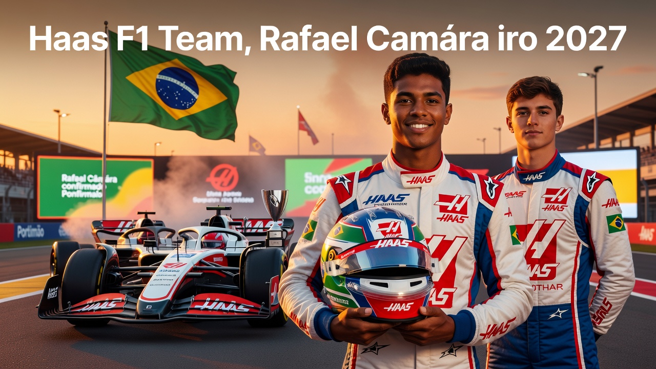 Haas confirma Rafael Câmara para a Fórmula 1 em 2027
