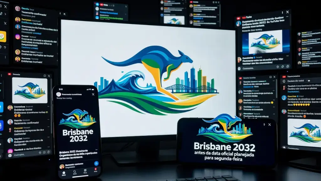 Vazamento Expõe Emblemas de Brisbane 2032 Antes da Data Oficial