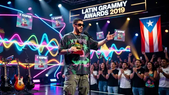 Bad Bunny Conquista Primeiro Grammy Latino com X 100PRE em 2019
